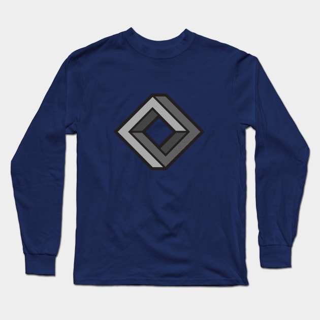 Impossible Rhombus Long Sleeve T-Shirt by 414graphics